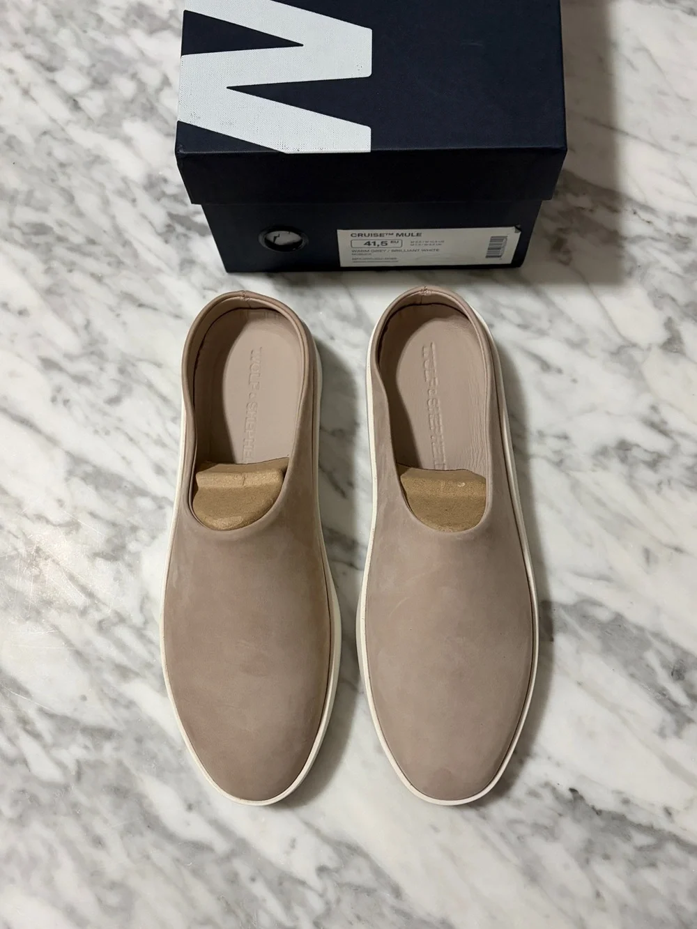 Wolf and Shepherd Cruise Mule shoes
